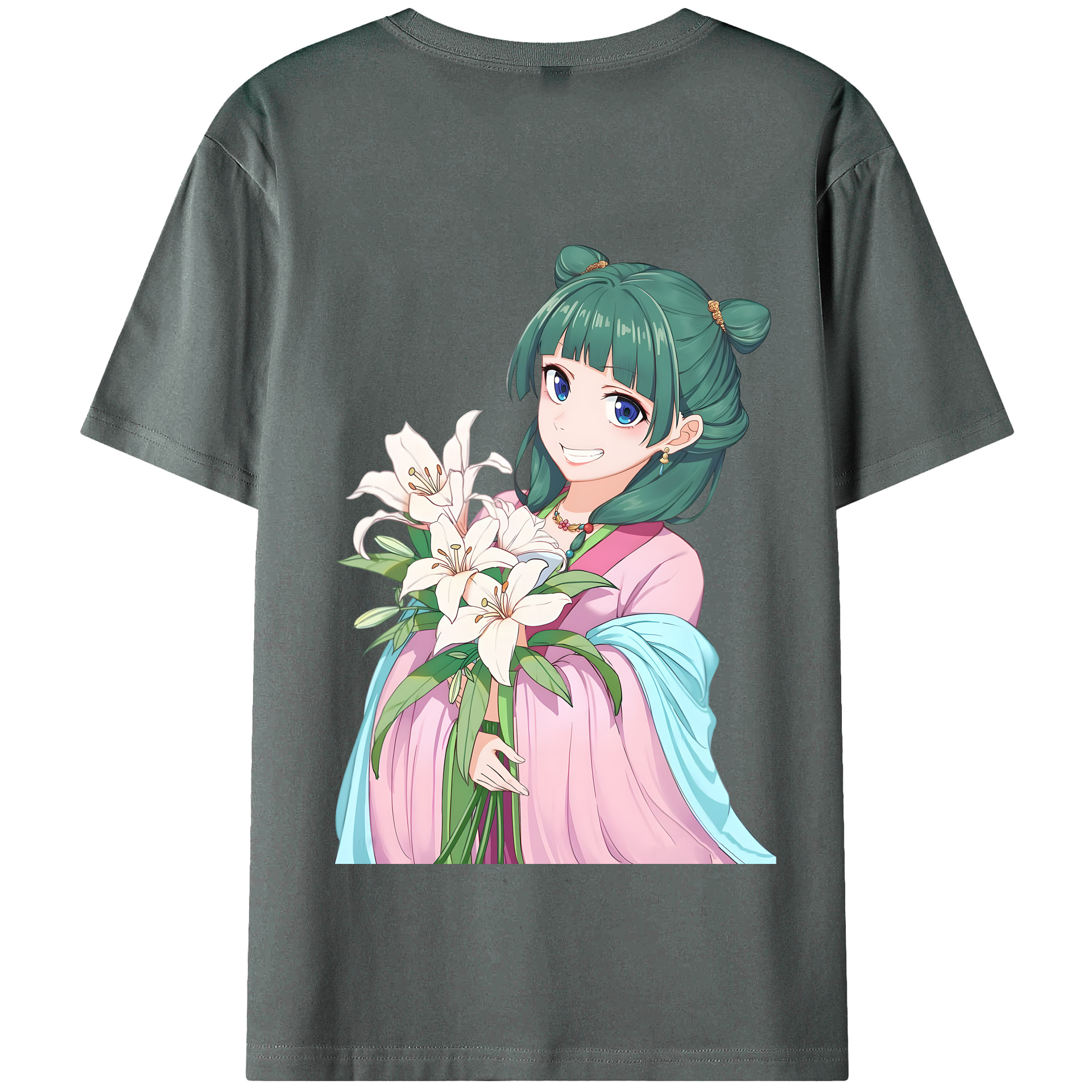 （画像用） 薬屋のひとりごと The Apothecary Diaries 綿100％半袖Tシャツ（背面プリント）